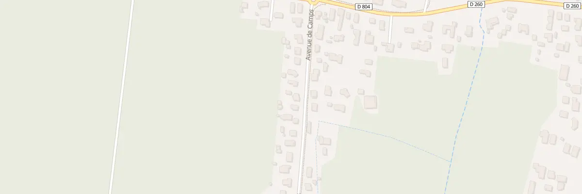 Plan du 124 Av de Camps au Teich