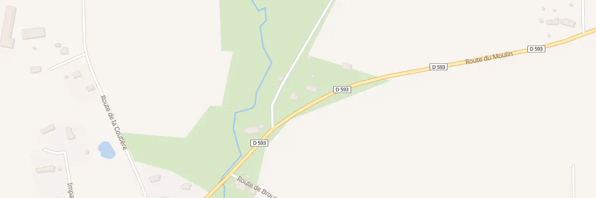 Plan du 7 Rte du Moulin - Chevreville à Grandparigny