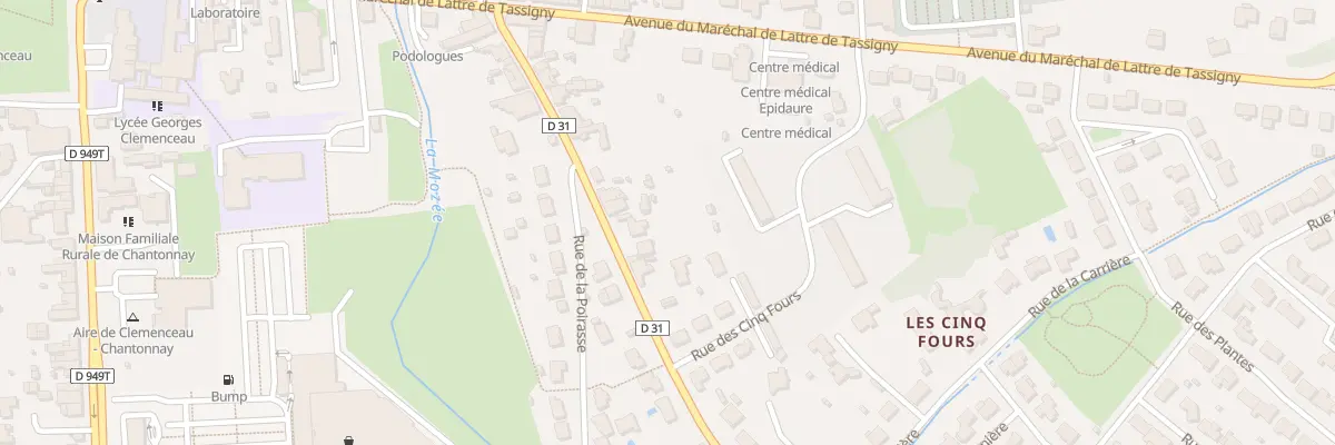 Plan du 21 Rue maurice morand à Chantonnay