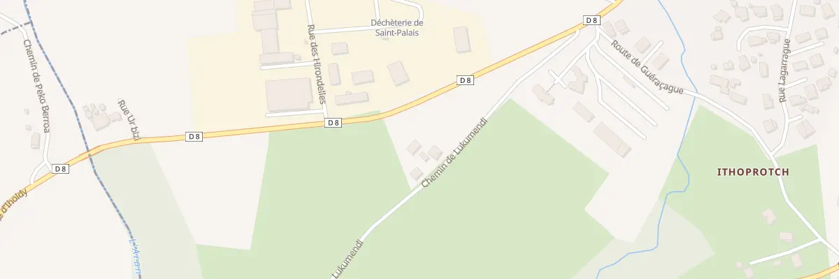 Plan du 9551 Che de Lekumendi à Saint-Palais