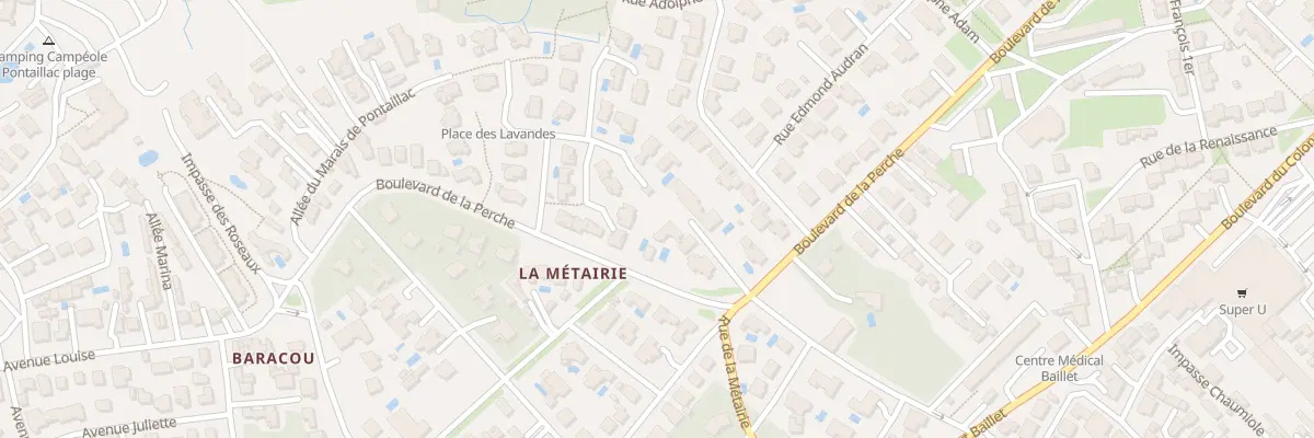 Plan du 85 Bd de la Perche à Royan