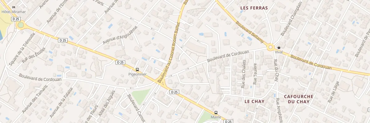 Plan du 47 Bd de Cordouan à Royan