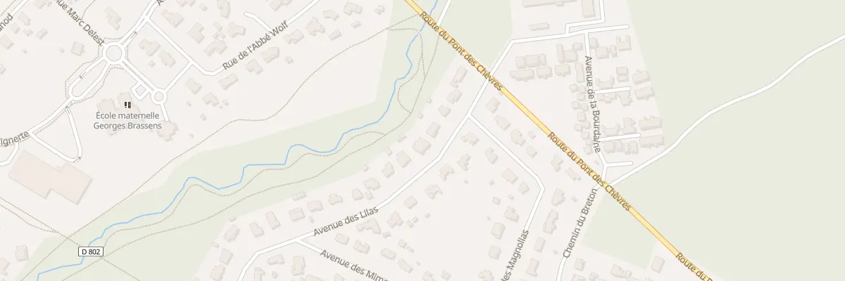 Plan du 62B Av des Lilas à Lanton