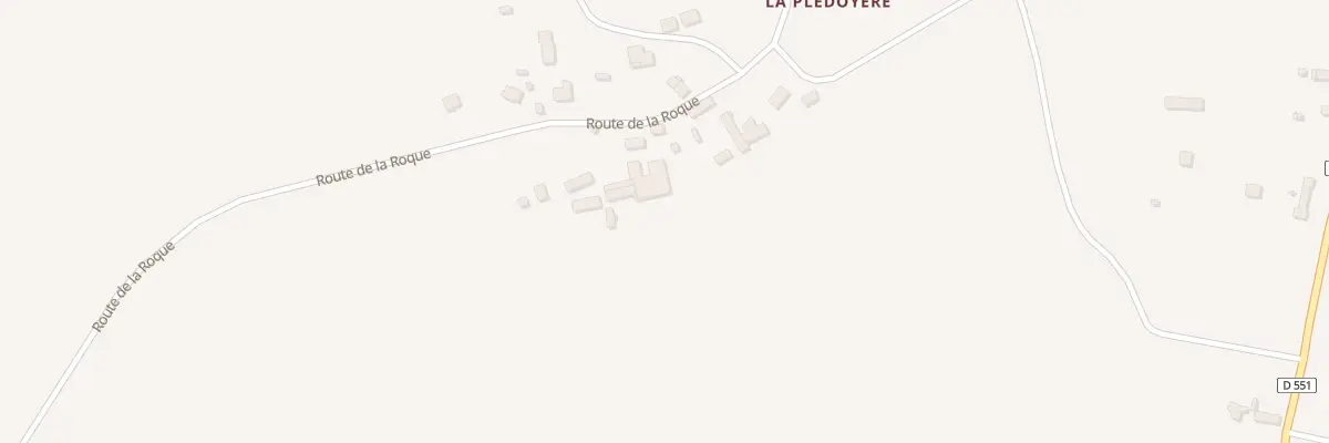 Plan du 17 Rte de la Roque à Condé-sur-Vire