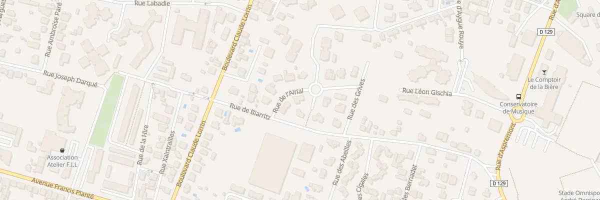 Plan du 4 Rue de l’Airial à Dax