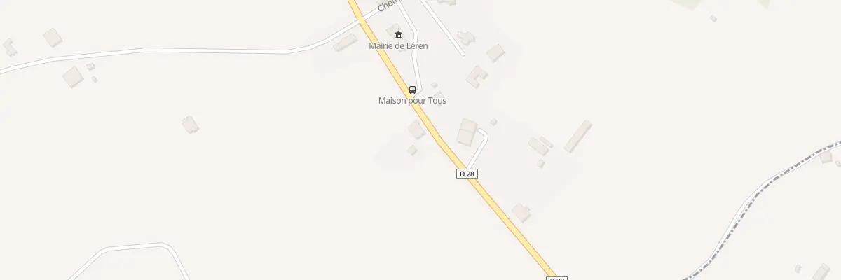 Plan du 160 Rte de Saint-pe à Léren
