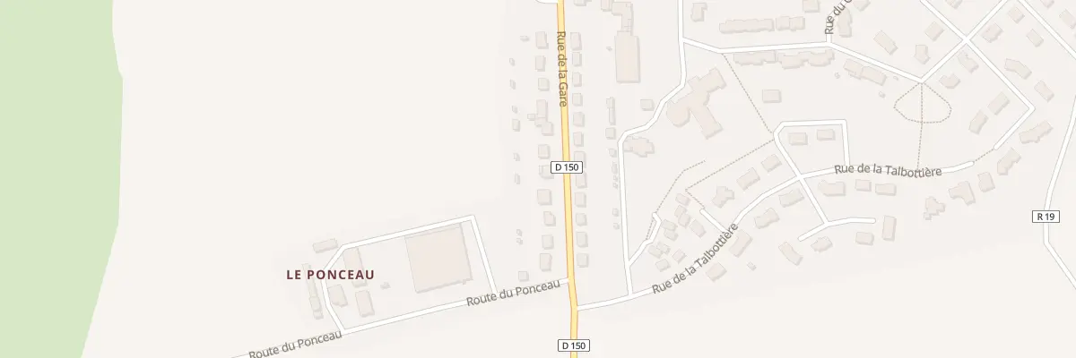 Plan du 28 Rue de la Gare à La Selle-Craonnaise