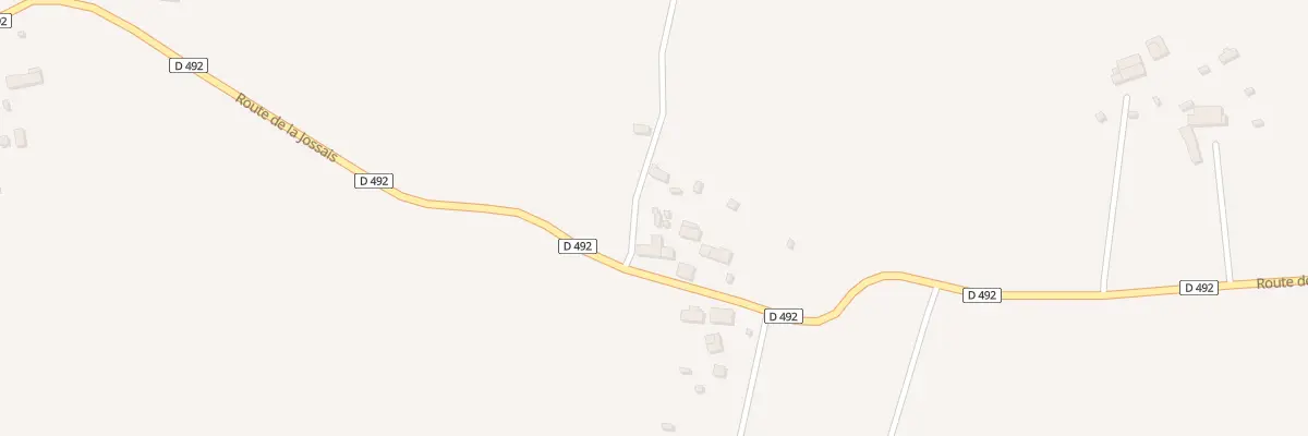 Plan du 12 Rte de la Jossais à Lapenty