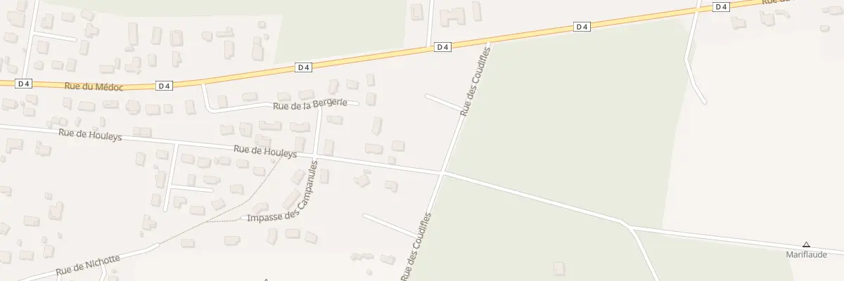 Plan du 56B Rue des Coudifles à Hourtin
