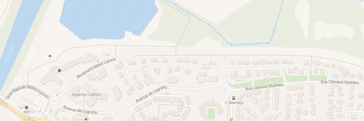 Plan du 7B Rue Marcel Pagnol à Dax