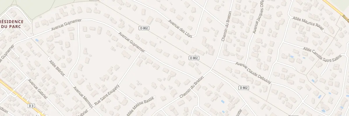 Plan du 38 Av Guynemer à Lanton