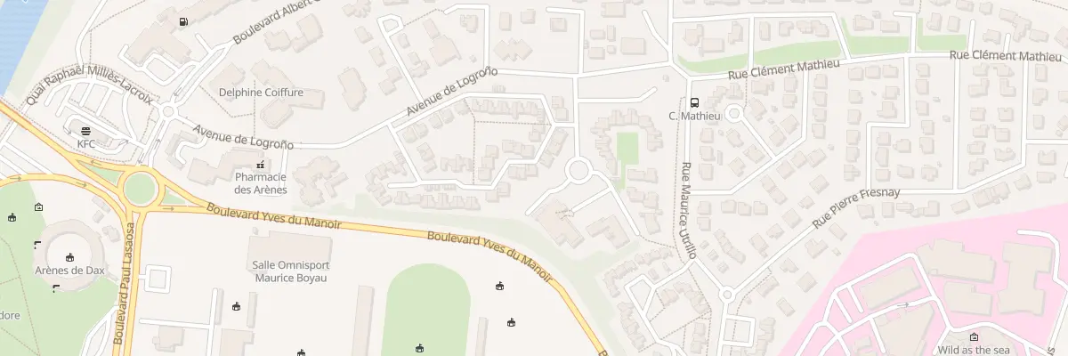 Plan du 32 Rue Gerard Philipe à Dax