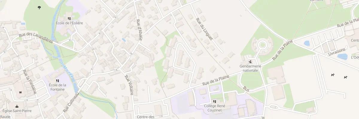 Plan du 15 Rue de la plaine à Chantonnay