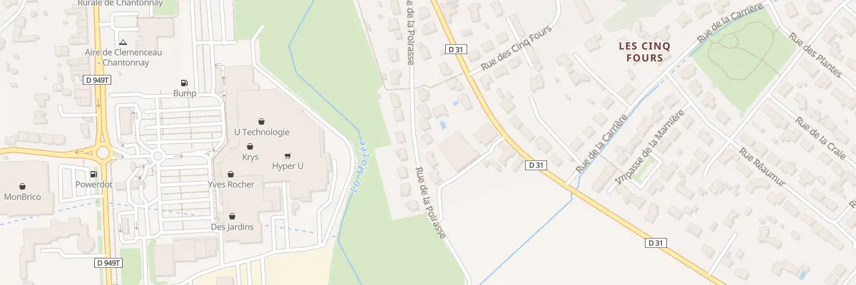 Plan du 17 Rue de la poirasse à Chantonnay
