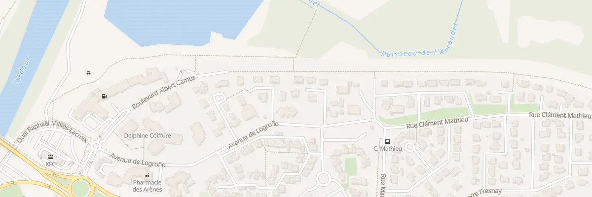 Plan du 5 Rue Marcel Pagnol à Dax