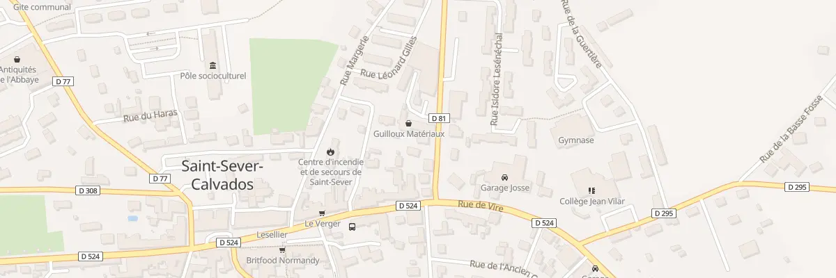 Plan du 9 Rue de Sept Freres - St Sever à Noues de Sienne