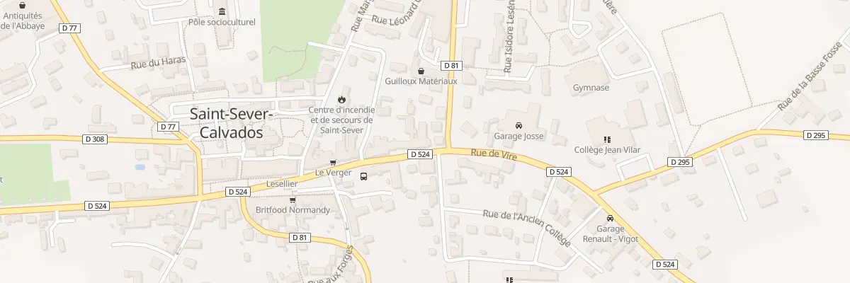 Plan du 39 Rue de Vire - St Sever à Noues de Sienne
