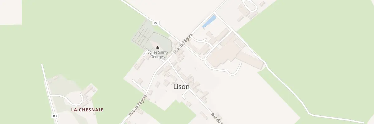Plan du 21 Rue de l’Église à Lison