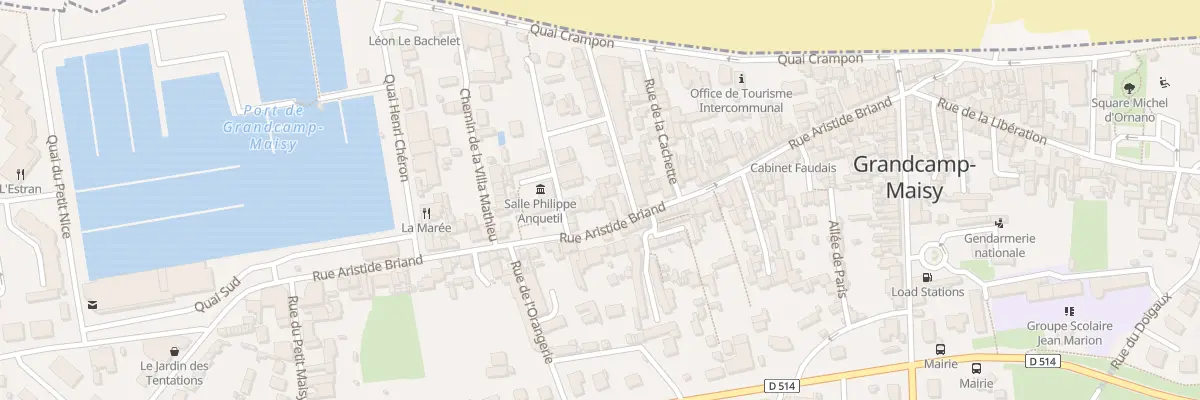 Plan du 96 Rue Aristide Briand à Grandcamp-Maisy