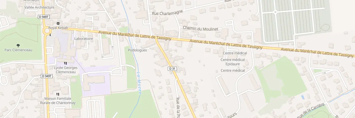 Plan du 11 Rue maurice morand à Chantonnay
