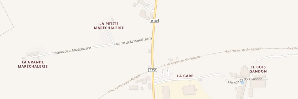 Plan du 1098 Rte de Renaze à La Selle-Craonnaise
