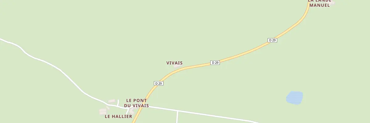 Plan du 1 Vivain à Juvigné