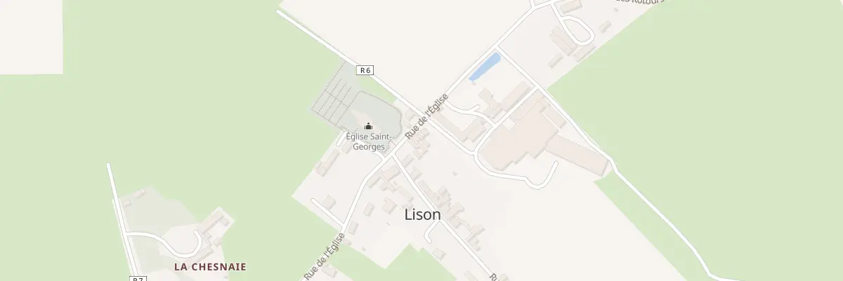 Plan du 23 Rue de l’Église à Lison