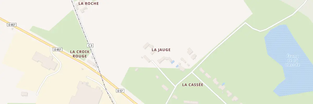 Plan du 2 La Jauge à La Gravelle