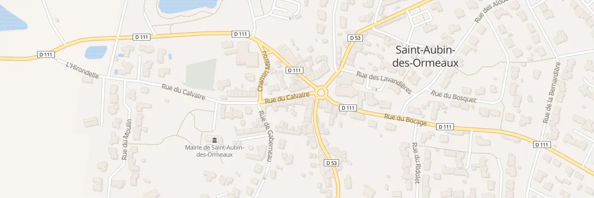 Plan du 8 Rue du calvaire à Saint-Aubin-des-Ormeaux