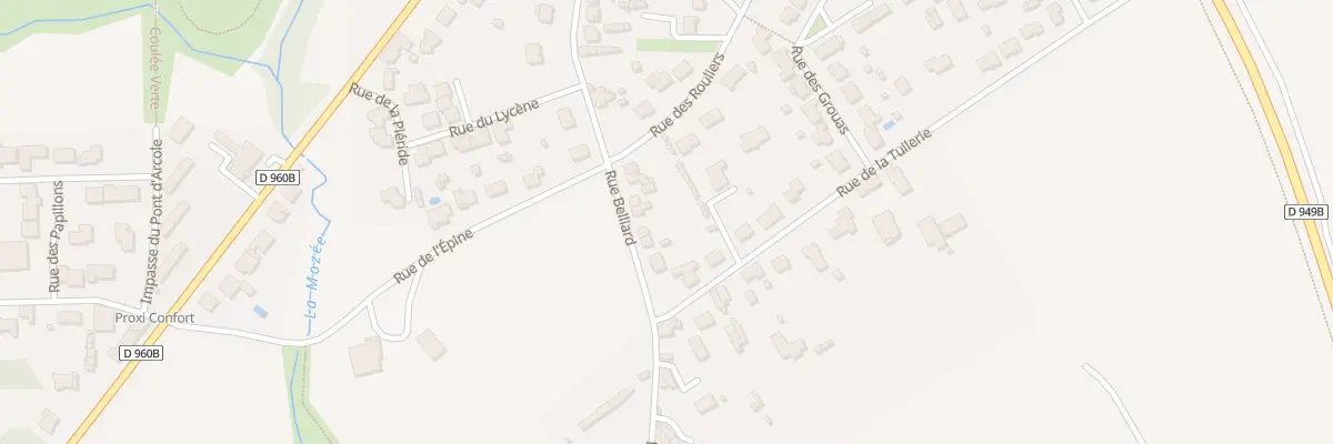 Plan du 36 Rue belliard à Chantonnay