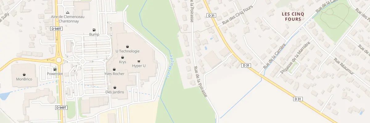Plan du 20 Rue de la poirasse à Chantonnay
