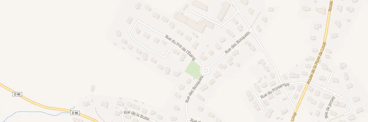 Plan du 1 Rue du Pré de l’Etang à Condé-sur-Vire