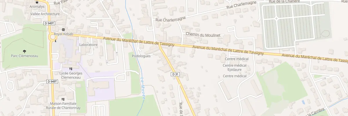 Plan du 5 Rue maurice morand à Chantonnay