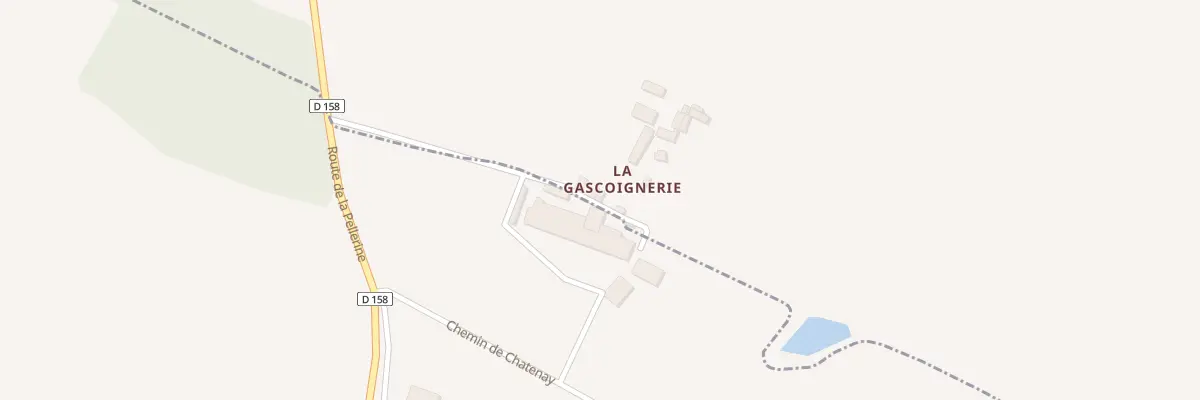 Plan du 215 Che de la Gascoignerie à La Pellerine
