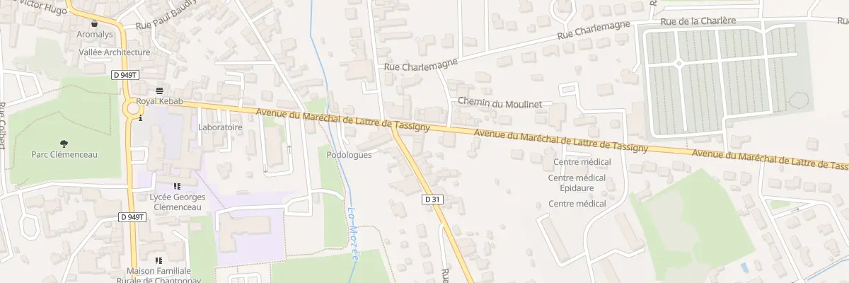 Plan du 1 Rue maurice morand à Chantonnay