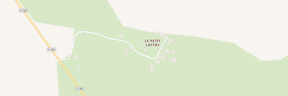 Plan du 5000F Le Petit Lattay à Bourgon