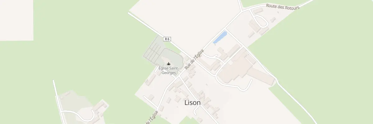Plan du 12 Rue de l’Église à Lison