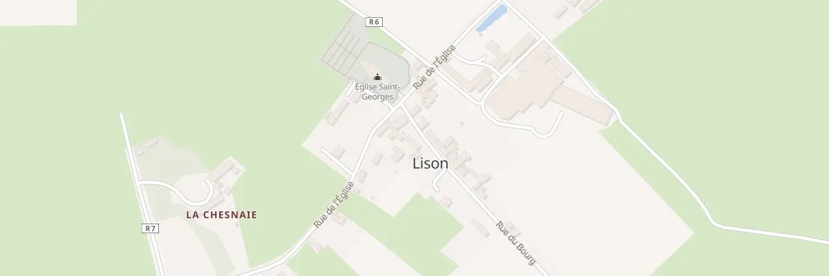 Plan du 2 Rue du Bourg à Lison