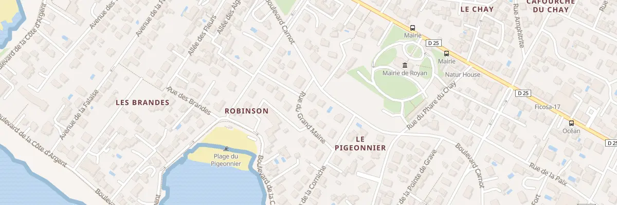 Plan du 62 Bd Carnot à Royan