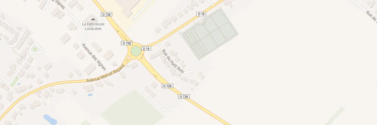 Plan du 5 Rue du Petit Bois à Saint-Just-Luzac