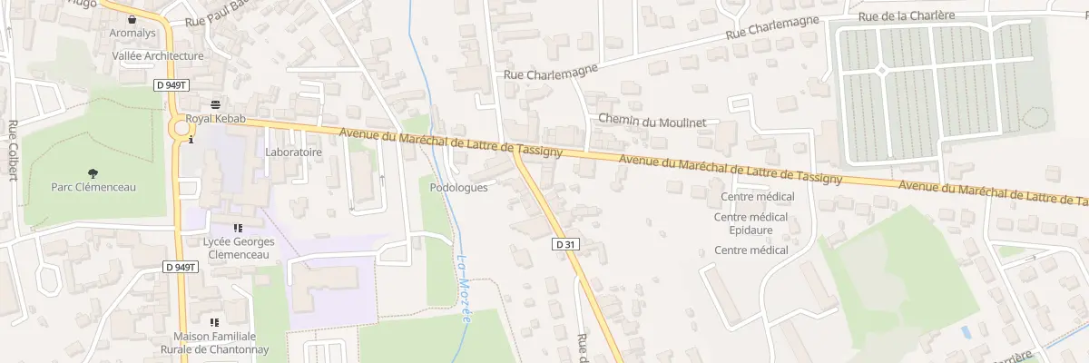 Plan du 3 Rue maurice morand à Chantonnay