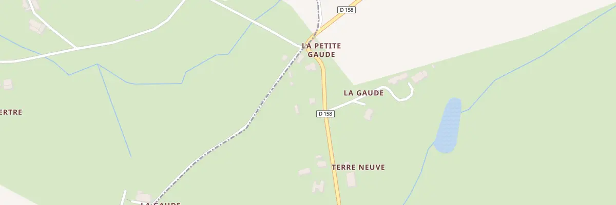 Plan du 5135 La Gaude à La Pellerine