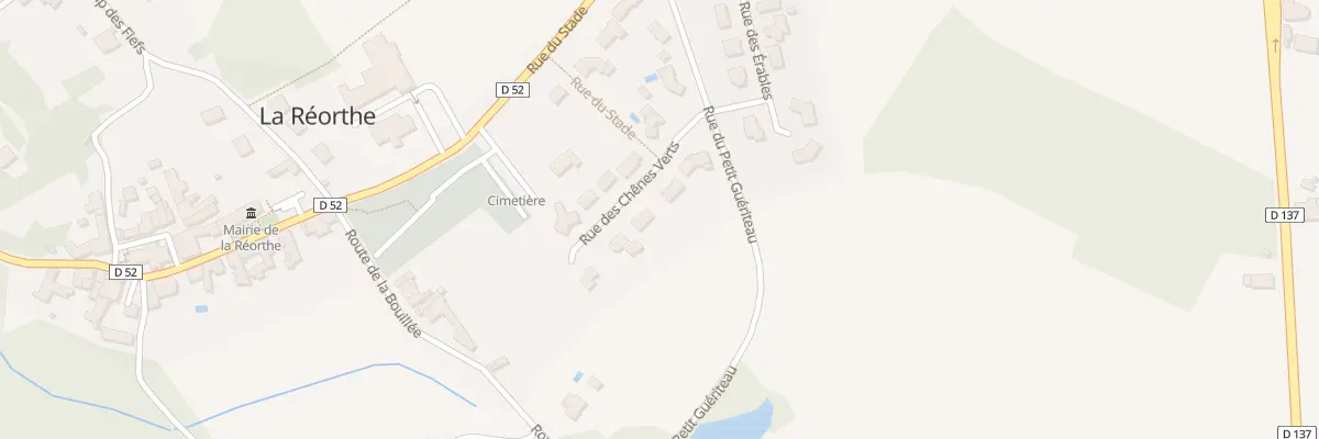 Plan du 6 Rue des chênes verts à La Réorthe