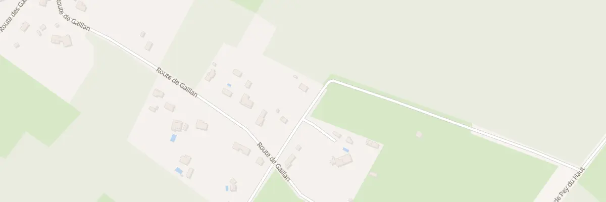 Plan du 1489 Rte de Gaillan à Vendays-Montalivet