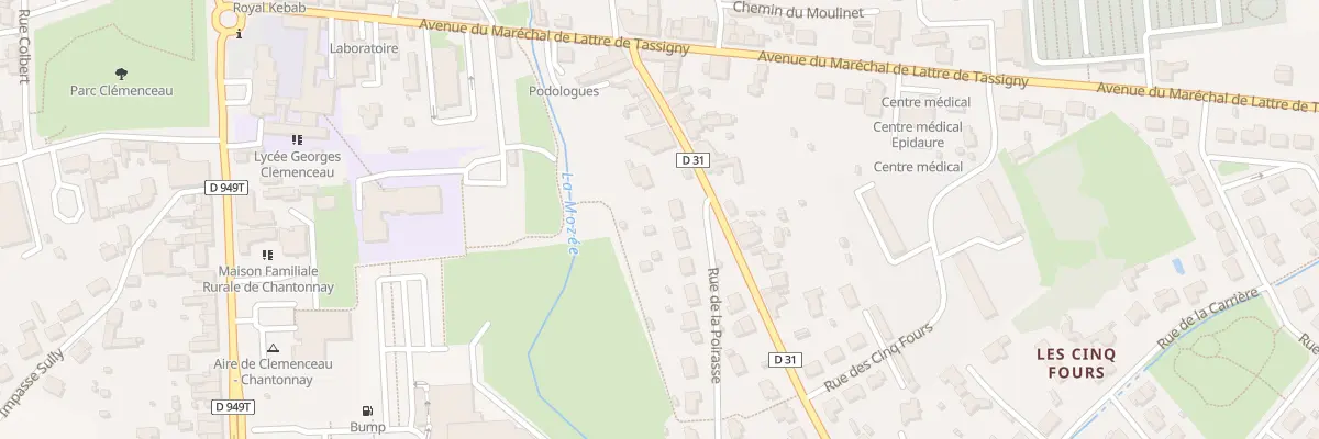 Plan du 2 Rue de la poirasse à Chantonnay