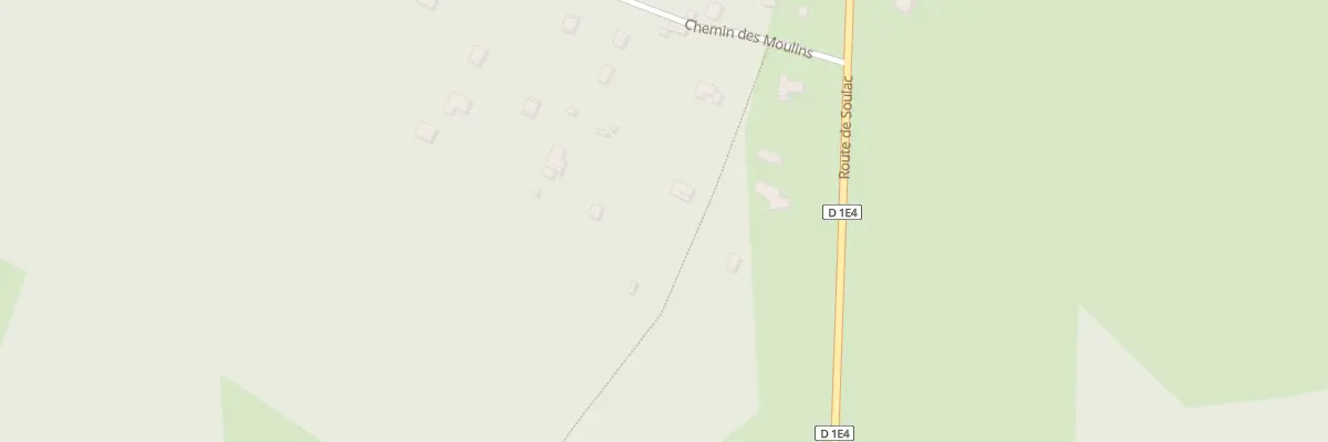 Plan du 1B Che des Moulins à Saint-Vivien-de-Médoc