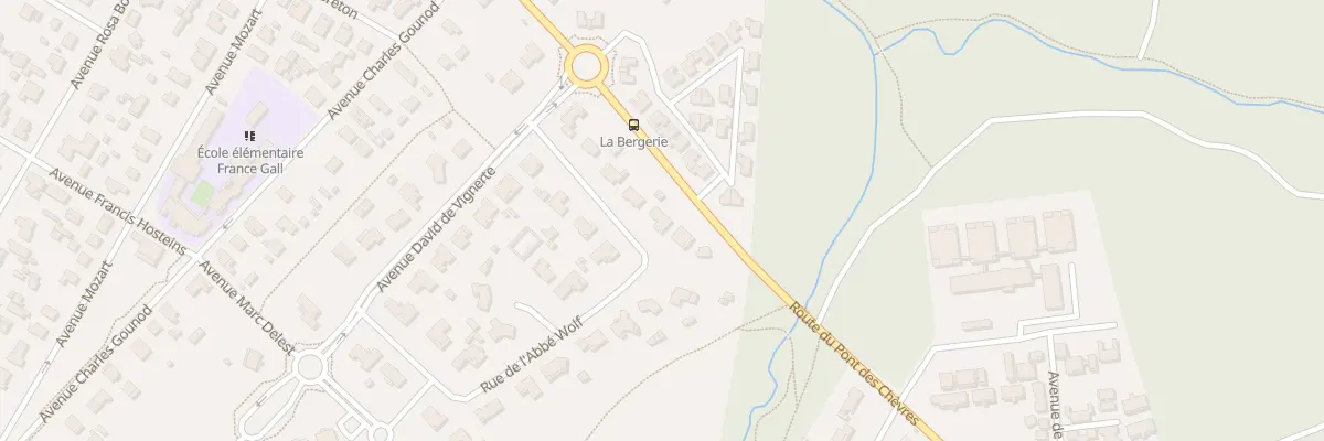 Plan du 10 Rue de l’Abbé Wolf à Lanton