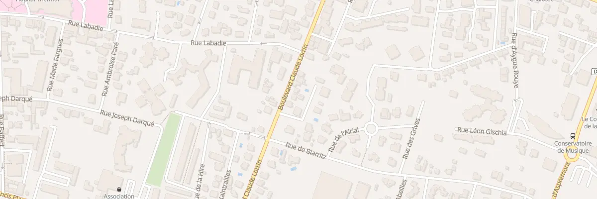 Plan du 81 Bd Claude Lorrin à Dax