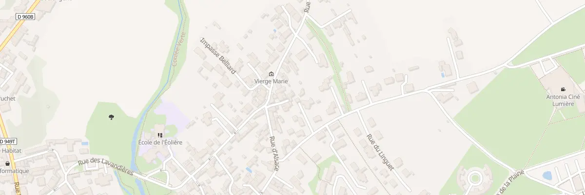 Plan du 40 Rue d’alsace à Chantonnay