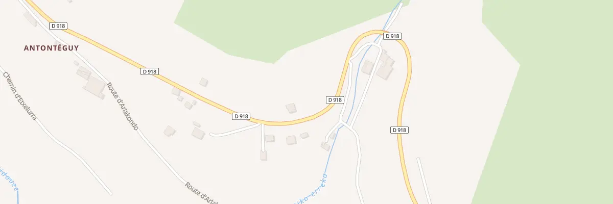 Plan du 1569 Rte du Col d’Osquich à Saint-Just-Ibarre